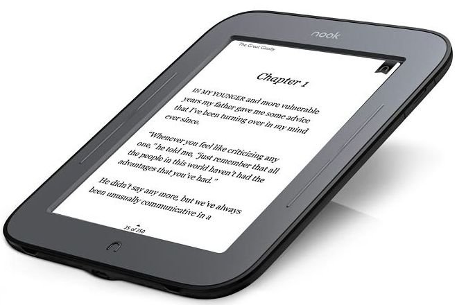 Barnes & Noble Nook Simple Touch - 2 GB, WiFi, čierny