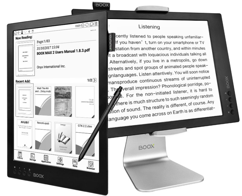 Onyx Boox Max Lumi - 64 GB, WiFi, 13,3", BT, audio, android, čierny, Wacom stylus