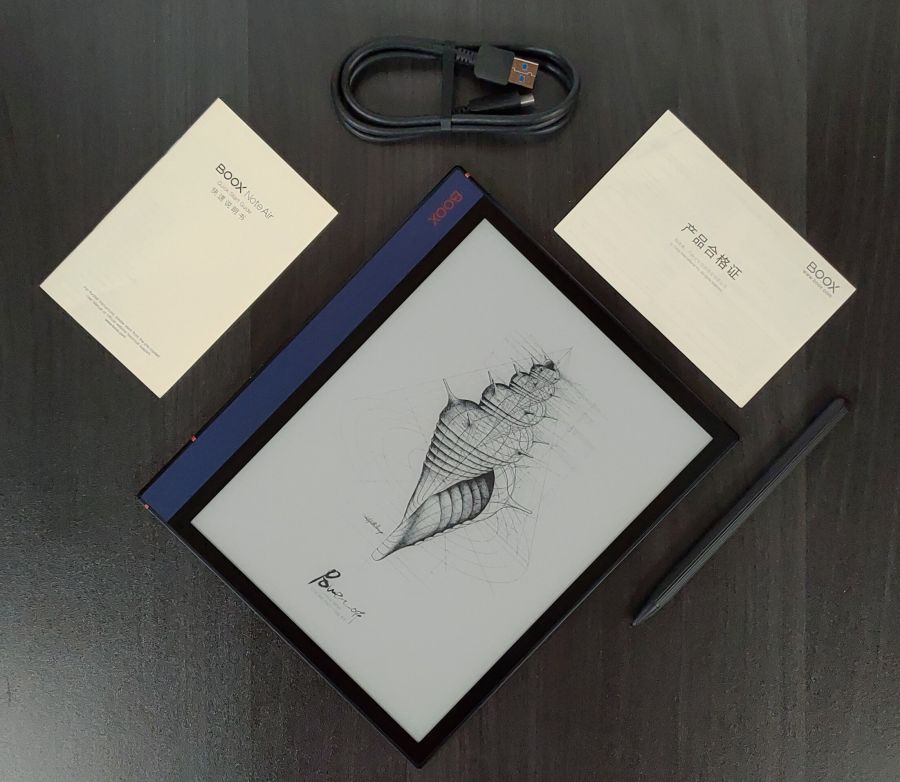 Onyx Boox Note Air - 32 GB, WiFi, 10,3", BT, audio, android, čierny, Wacom stylus