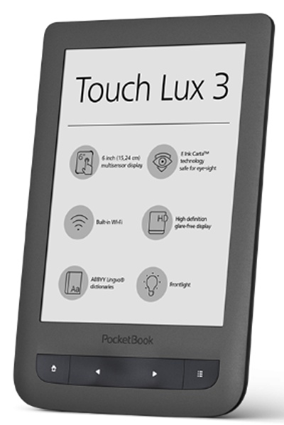 PocketBook 626 Touch Lux 3 - 4GB, WiFi, sivý