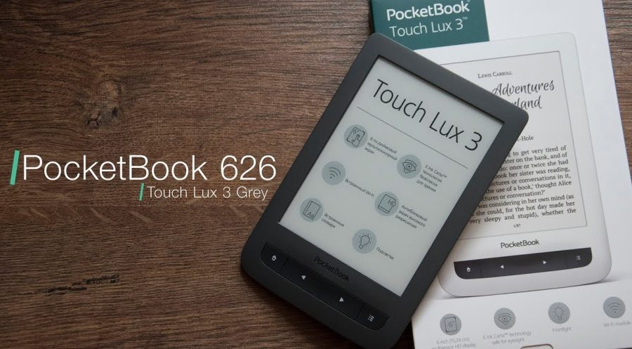 PocketBook 626 Touch Lux 3 - 4GB, WiFi, sivý