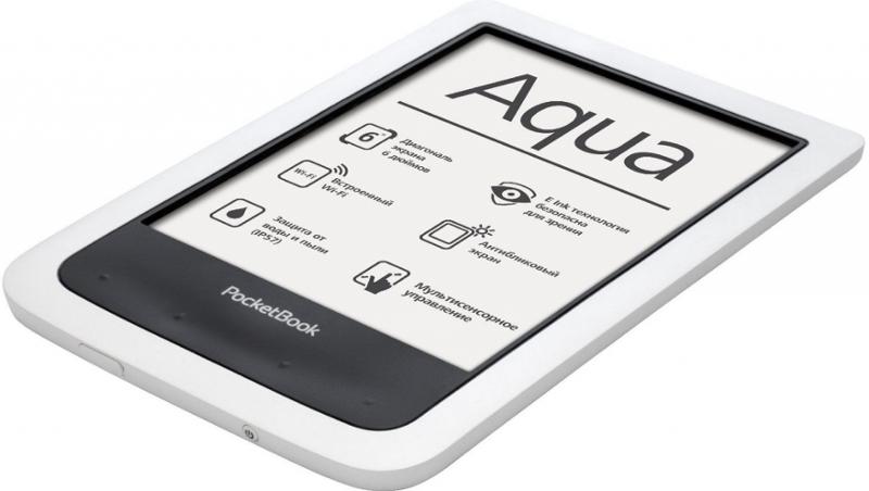 PocketBook 640 Aqua - 4GB, WiFi, vodotesný, biely