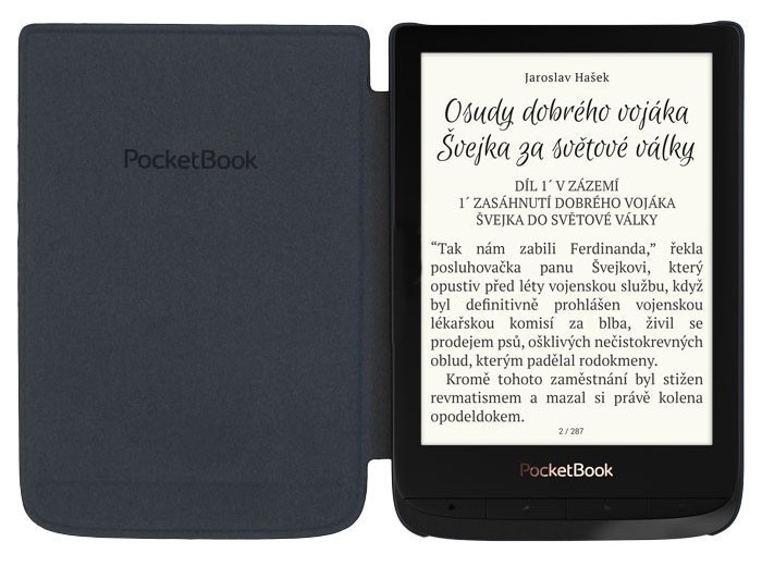 Púzdro Pocketbook WPUC-627-S-BG pre Pocketbook 616 / 627 / 628 / 632 / 633 - MODRÉ