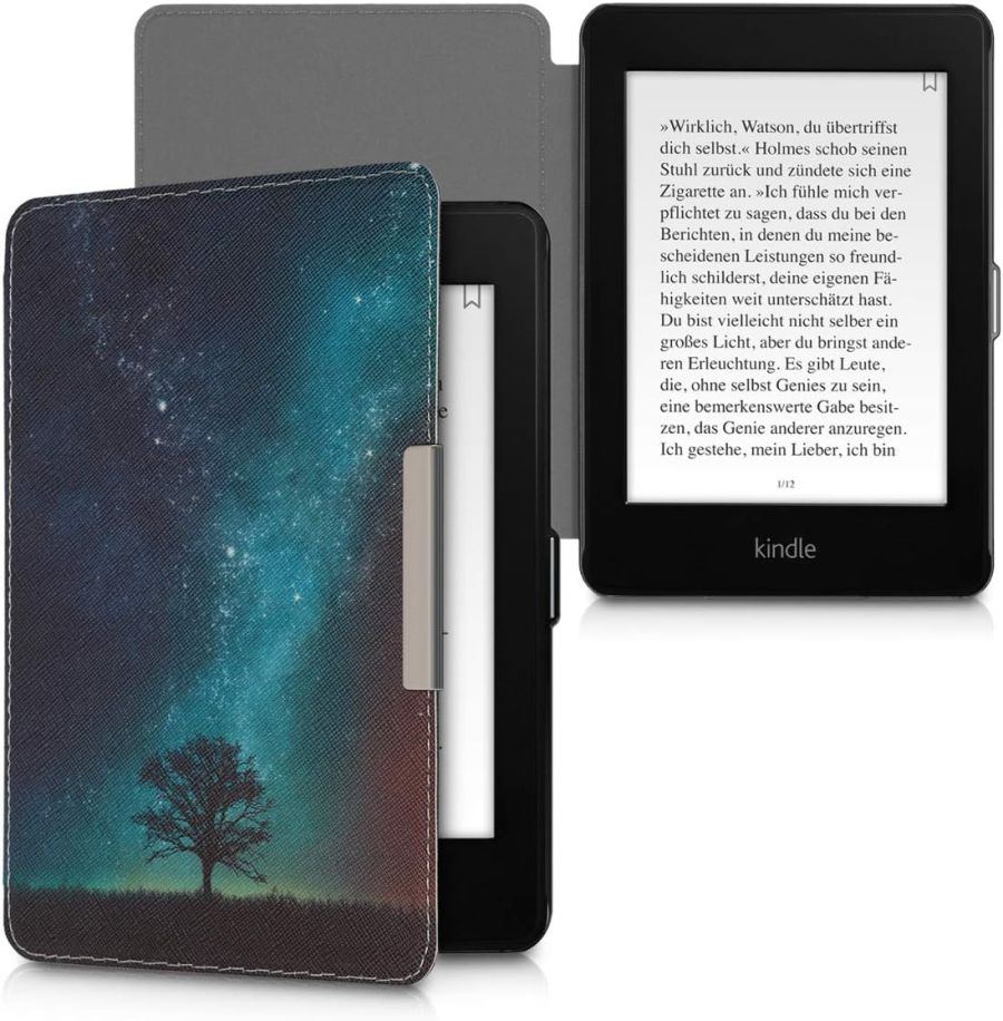 Púzdro KW Mobile - Cosmic Nature - KW4664404 - pre Amazon Kindle Paperwhite 4 (2018) - viacfarebné