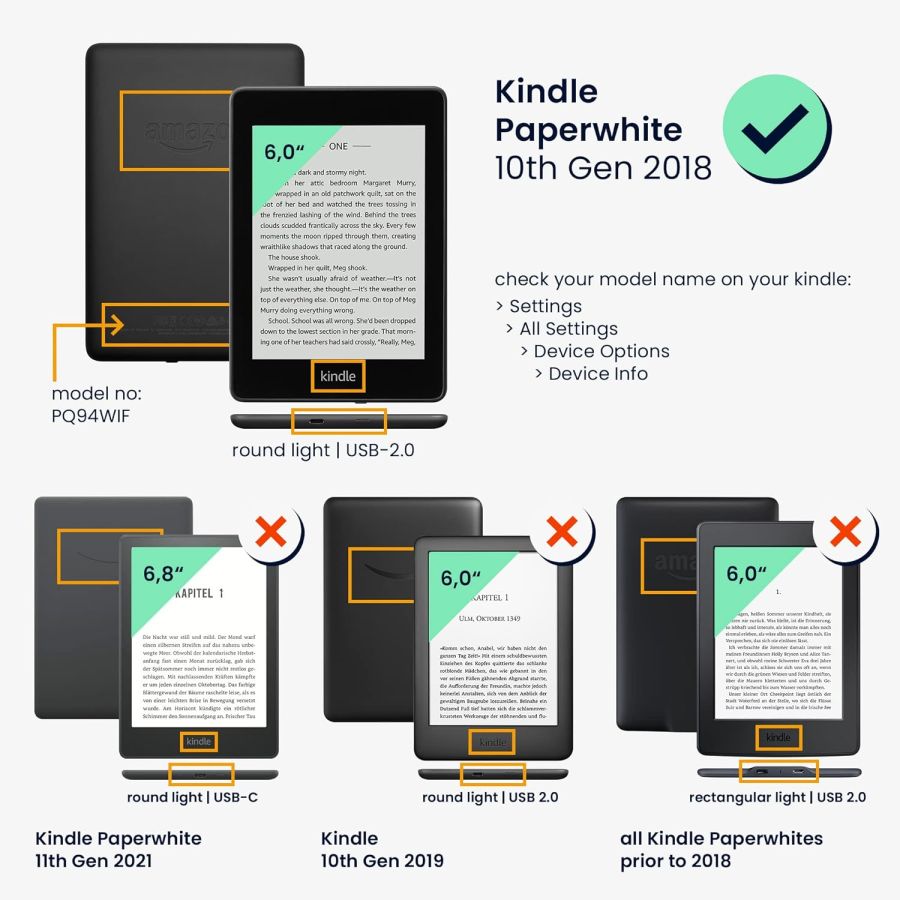 Púzdro KW Mobile - Cosmic Nature - KW4664404 - pre Amazon Kindle Paperwhite 4 (2018) - viacfarebné