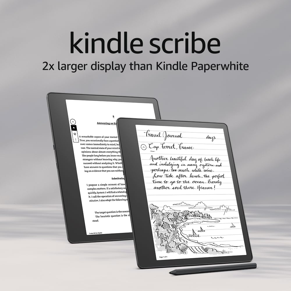 Amazon Kindle Scribe - 32GB, Premium Stylus Pen, bez reklám - čierny