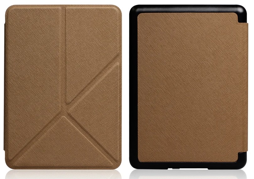 Origami Durable Lock OR62 - púzdro pre Amazon Kindle 2022, magnet, stojan - hnedé