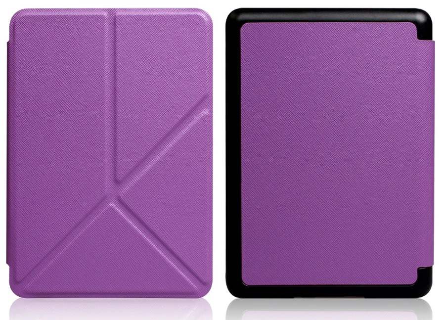 Origami Durable Lock OR64 - púzdro pre Amazon Kindle 2022, magnet, stojan - fialové