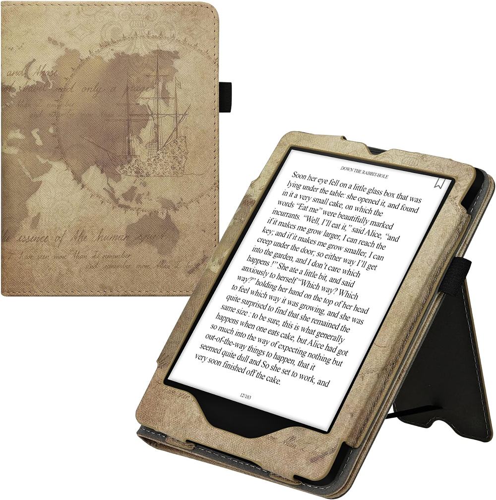 Puzdro KW Mobile Travel Vintage - KW5721006 - pre Amazon Kindle Paperwhite 5 (2021) - viacfarebné