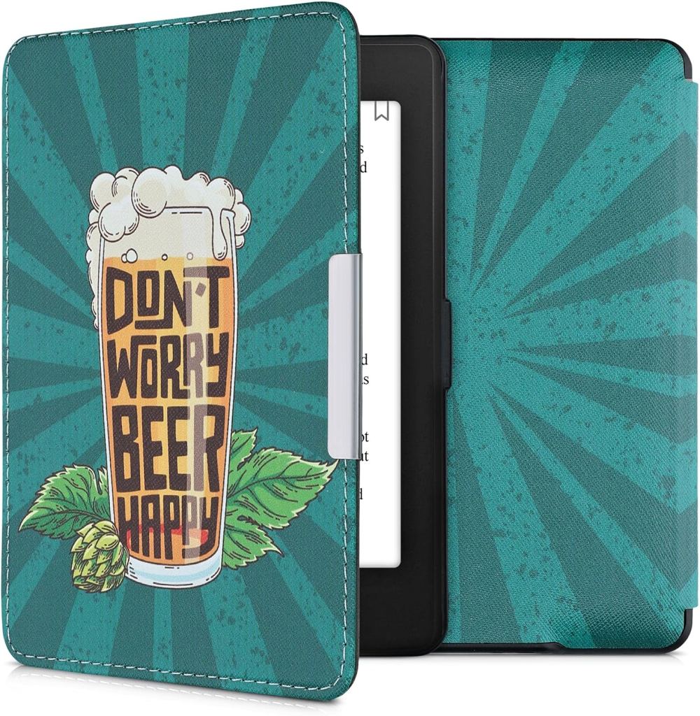 Puzdro KW Mobile - Dont Worry Beer Happy - KW4556933 - pre Amazon Kindle Paperwhite 1/2/3 - viacfarebné