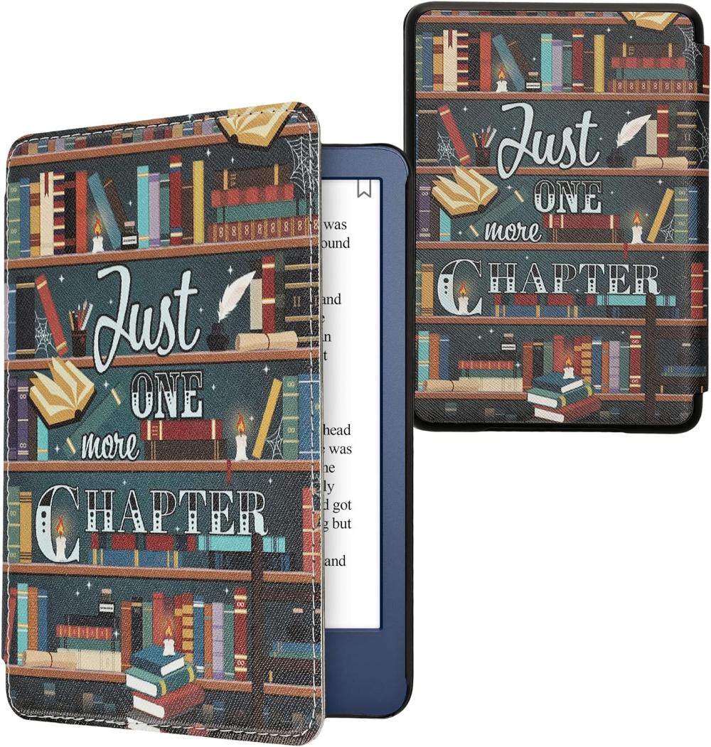 Puzdro KW Mobile - Library Motto - KW5998901 - pre Amazon Kindle 2022 - viacfarebné