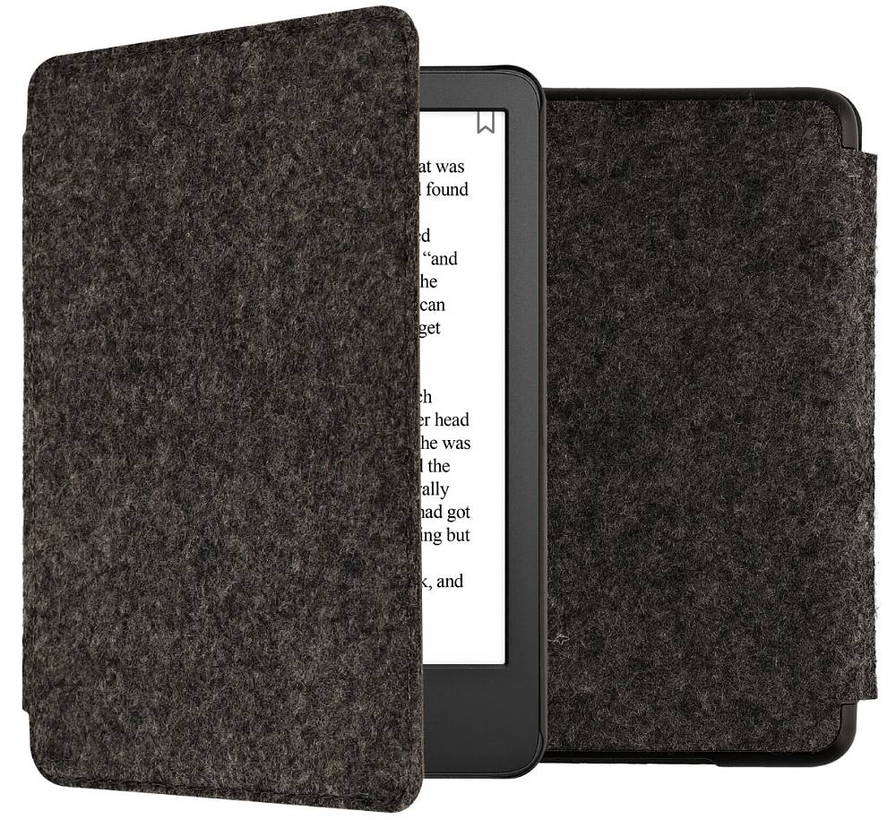 Puzdro KW Mobile Felt Fabric Grey - KW5999519 - pre Amazon Kindle 2022 - šedé