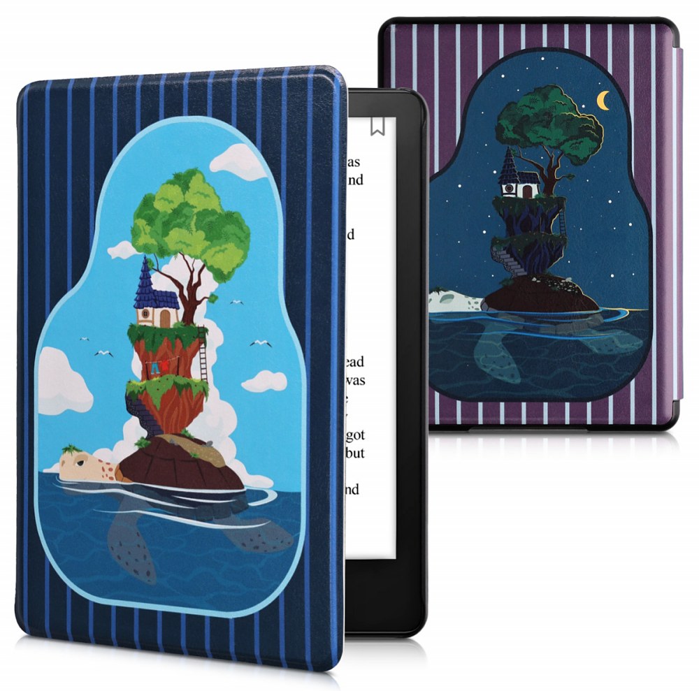 Puzdro KW Mobile - Turtle Island - KW5625640 - pre Amazon Kindle Paperwhite 5 (2021) - viacfarebné