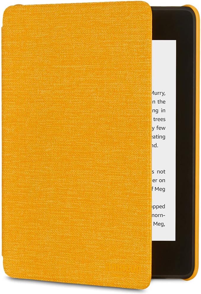 Originálne Amazon púzdro AMW-KP4-YE, PU koža, vodotesné - pre Amazon Kindle Paperwhite 4 (2018) - žlté
