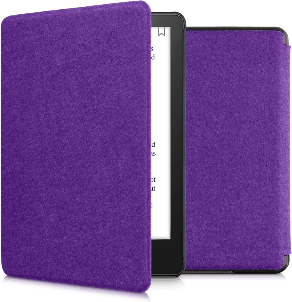 Puzdro KW Mobile Felt Fabric - KW5625938 - pre Amazon Kindle Paperwhite 5 (2021) - fialové
