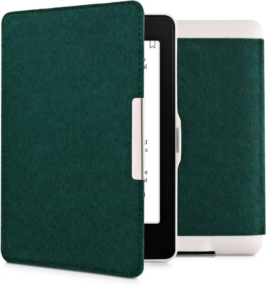 Puzdro KW Mobile Felt Fabric - KW3434578 - pre Amazon Kindle Paperwhite 1/2/3 - zelené