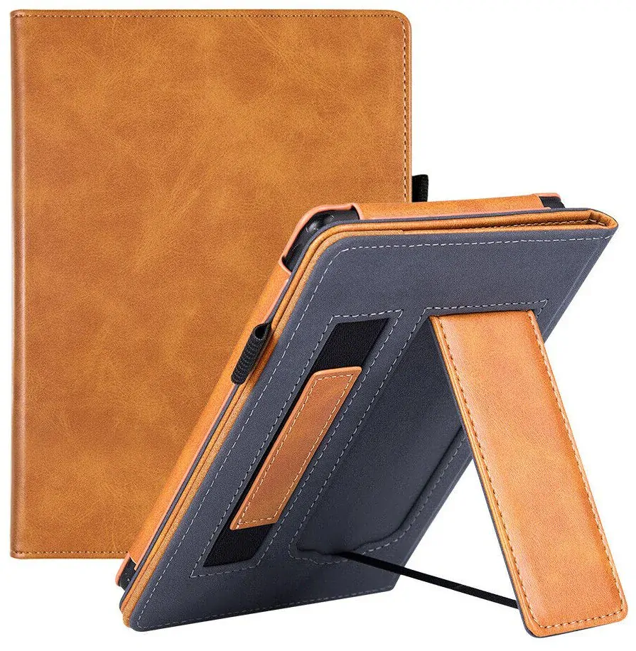 Fortress FT4011 Premium - púzdro so stojanom pre Amazon Kindle Paperwhite 5 (2021) - hnedé, magnet, AutoSleep