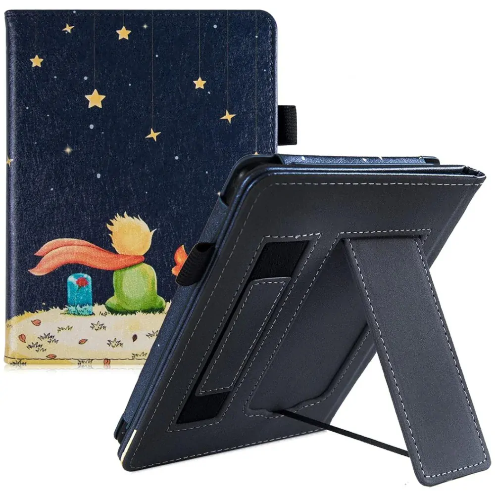 Fortress FT4018 Premium - púzdro so stojanom pre Amazon Kindle Paperwhite 5 (2021) - motív Little Prince, magnet, AutoSleep