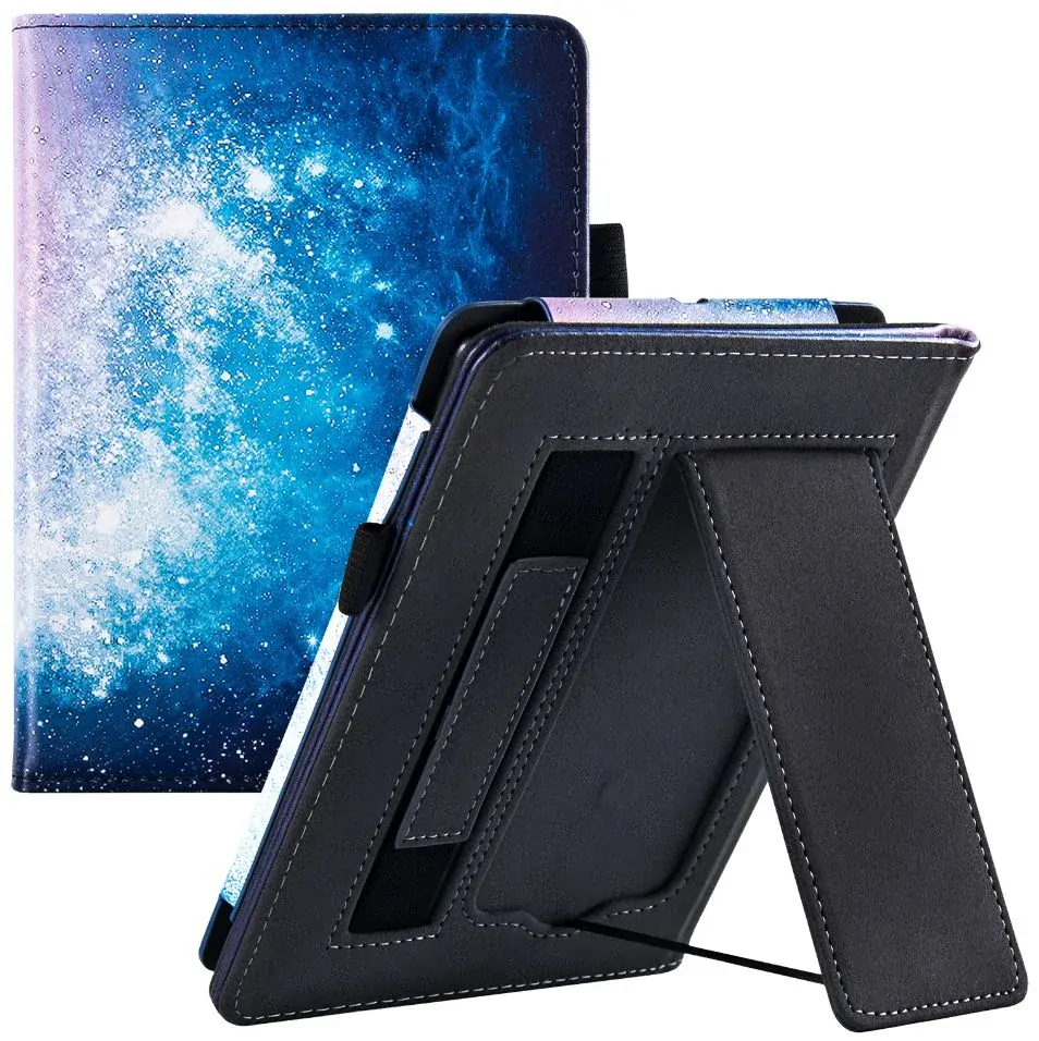 Fortress FT4022 Premium - púzdro so stojanom pre Amazon Kindle Paperwhite 5 (2021) - motív Space, magnet, AutoSleep