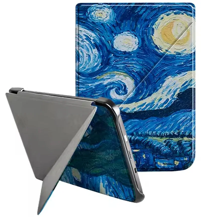 ARMORI KEEPER K028, puzdro so stojanom pre Pocketbook 740 InkPad 3 - motív Gogh
