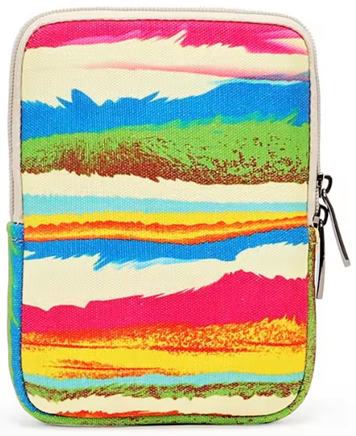 ARMORI Zipper Z078 - motív Painting - Univerzálne púzdro pre čítačky 6" - textilné, zips