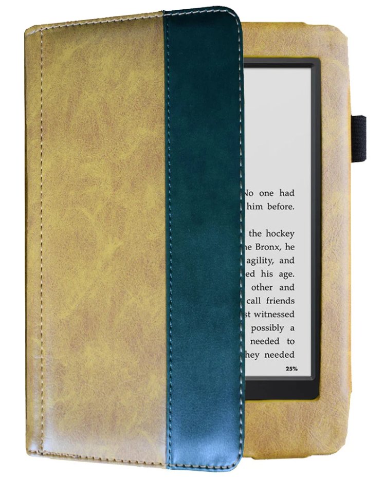 Armori Cutter C088 - univerzálne púzdro pre čítačky Amazon Kindle - Brown/Blue - hnedá, modrá