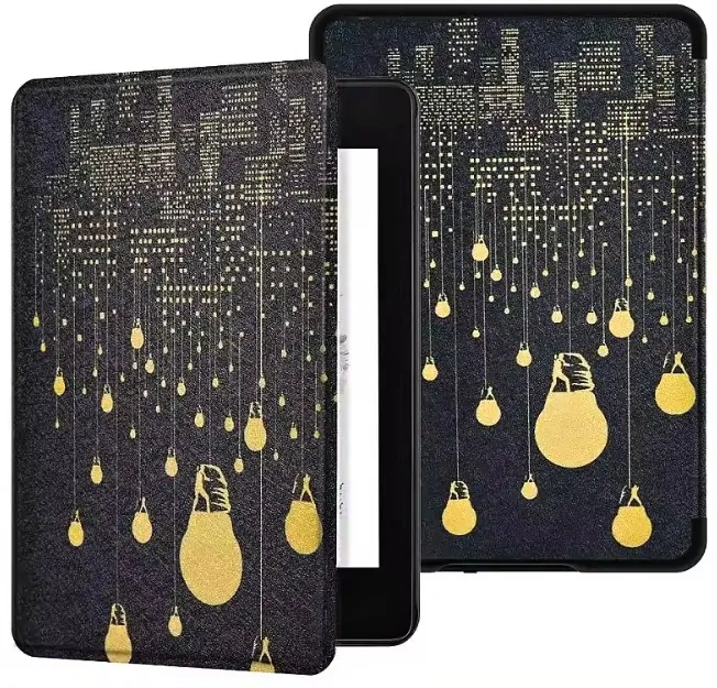 Armori Trimer T133, puzdro pre Amazon Kindle 6 (7. generácia) - magnetické zatváranie, AutoSleep, motív Lights