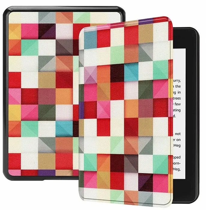 Armori Trimer T144, puzdro pre Amazon Kindle 8 (2016) - magnetické zatváranie, AutoSleep, motív Square