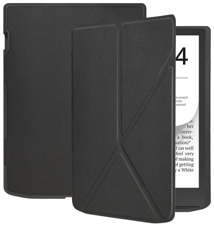 ARMORI STANDER S188, púzdro so stojanom Origami pre Pocketbook 743 G/C/K3 (InkPad4, Color 2, Color 3) - čierne