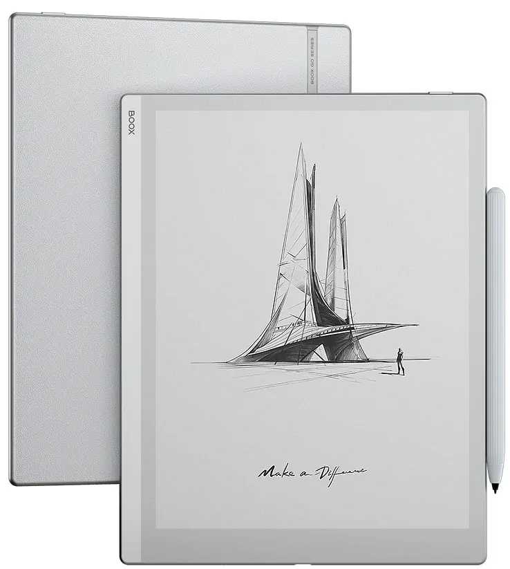 ONYX BOOX GO 10.3, 64 GB, Bluetooth, Android 12, E-ink displej 10.3 ", WiFi - biely