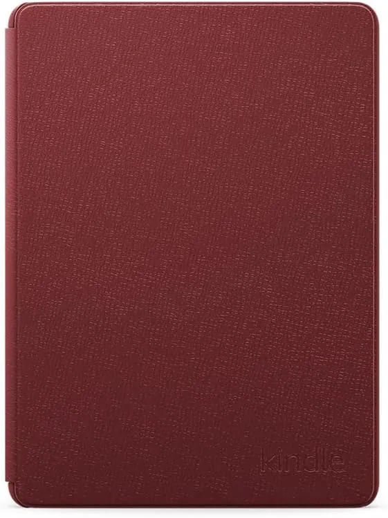 Originálne púzdro Amazon Kindle Paperwhite 5 (2021) - KP5LERE, pravá koža, červené (Merlot)