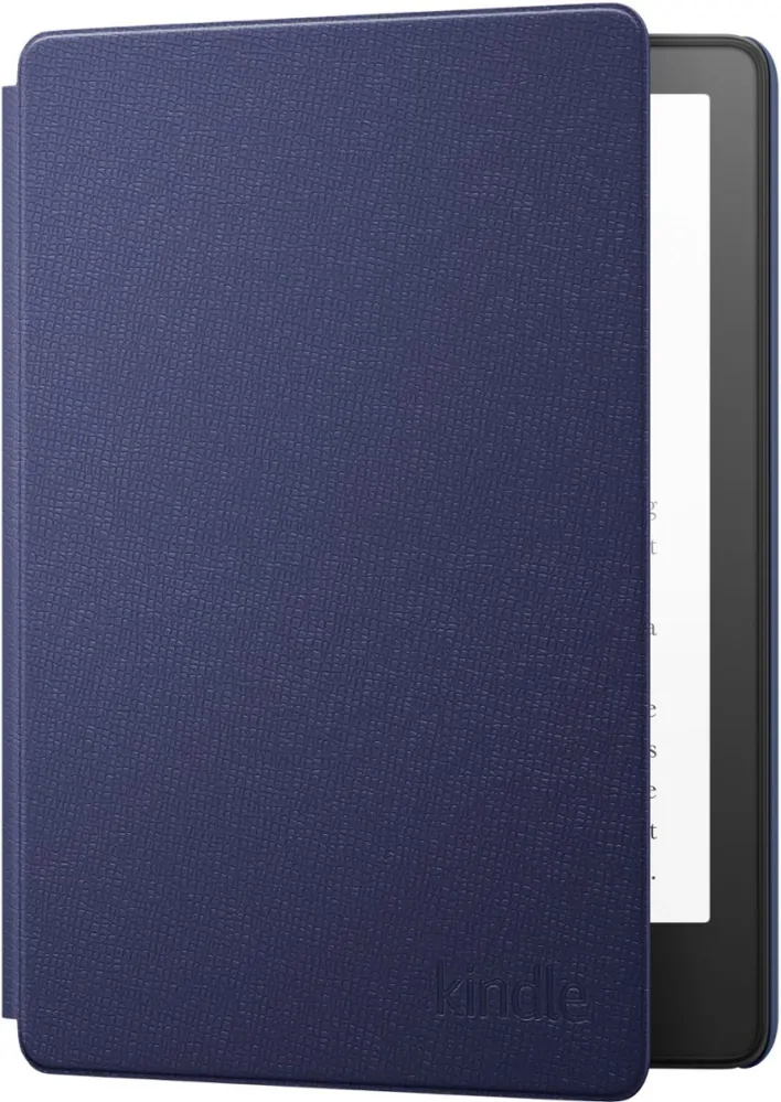 Originálne púzdro Amazon Kindle Paperwhite 5 (2021) - KP5LEDB, pravá koža, tmavo modré