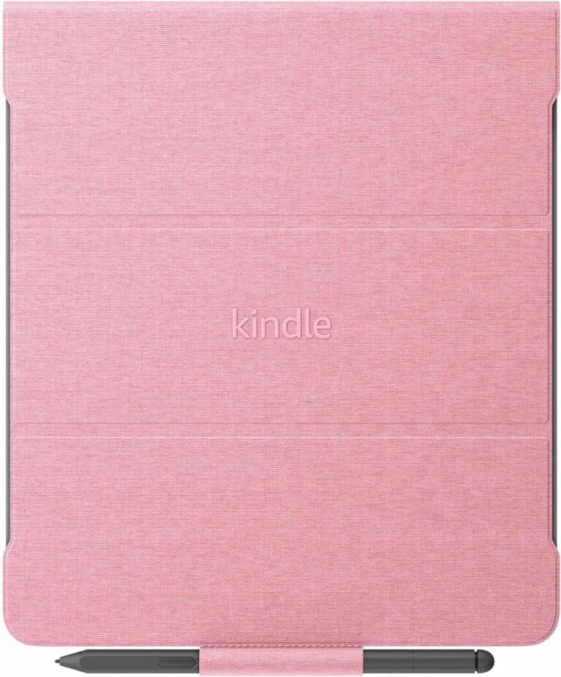 Originálne púzdro Amazon Kindle Scribe - KSFALP, PU koža, stojan, svetlo ružové