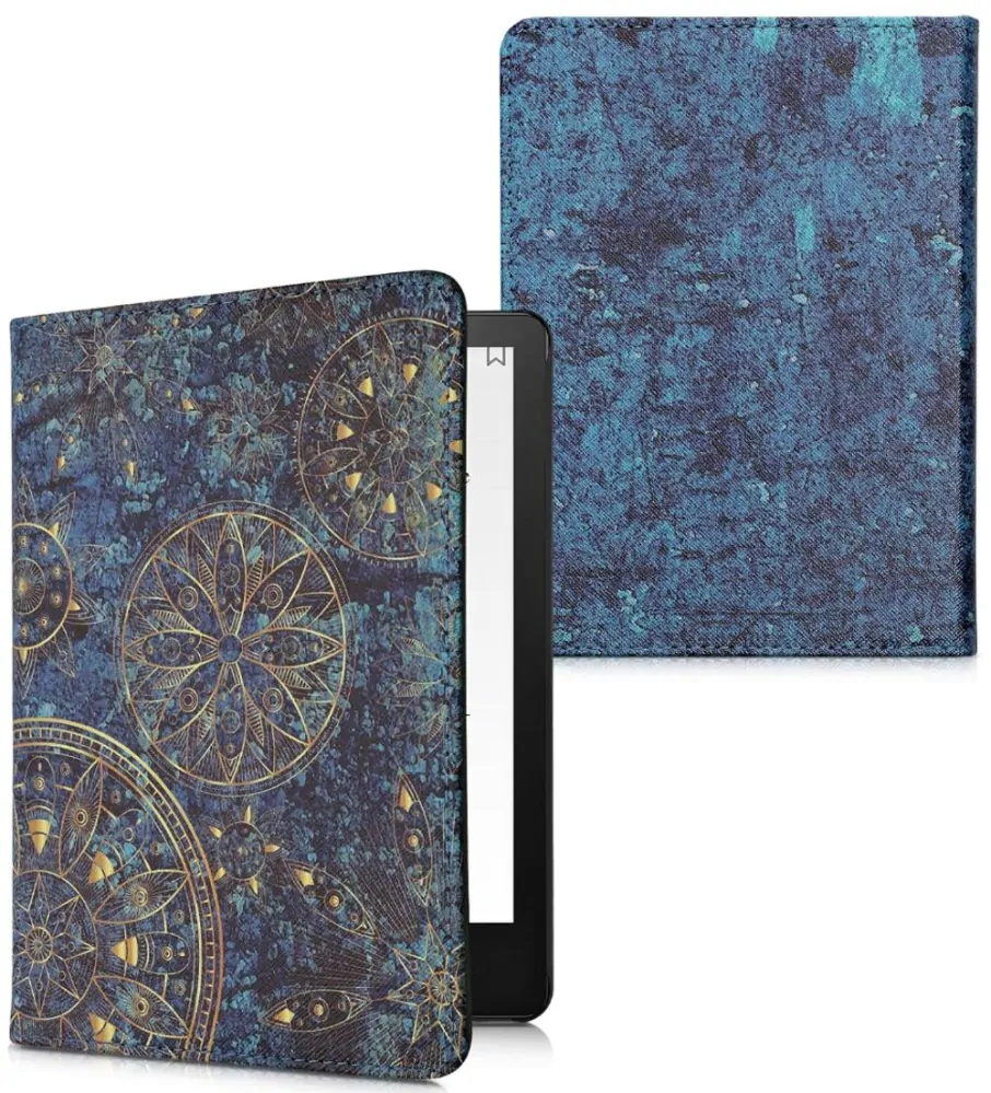 Puzdro KW Mobile - Golden Mandalas - KW5781018 - pre Amazon Kindle Paperwhite 5 (2021) - viacfarebné, vrecko na ruku