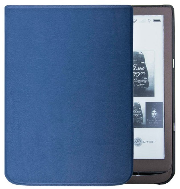 Durable Lock - DL-1223 - púzdro na Pocketbook 740 InkPad 3 - modré, magnetické zatváranie, AutoSleep