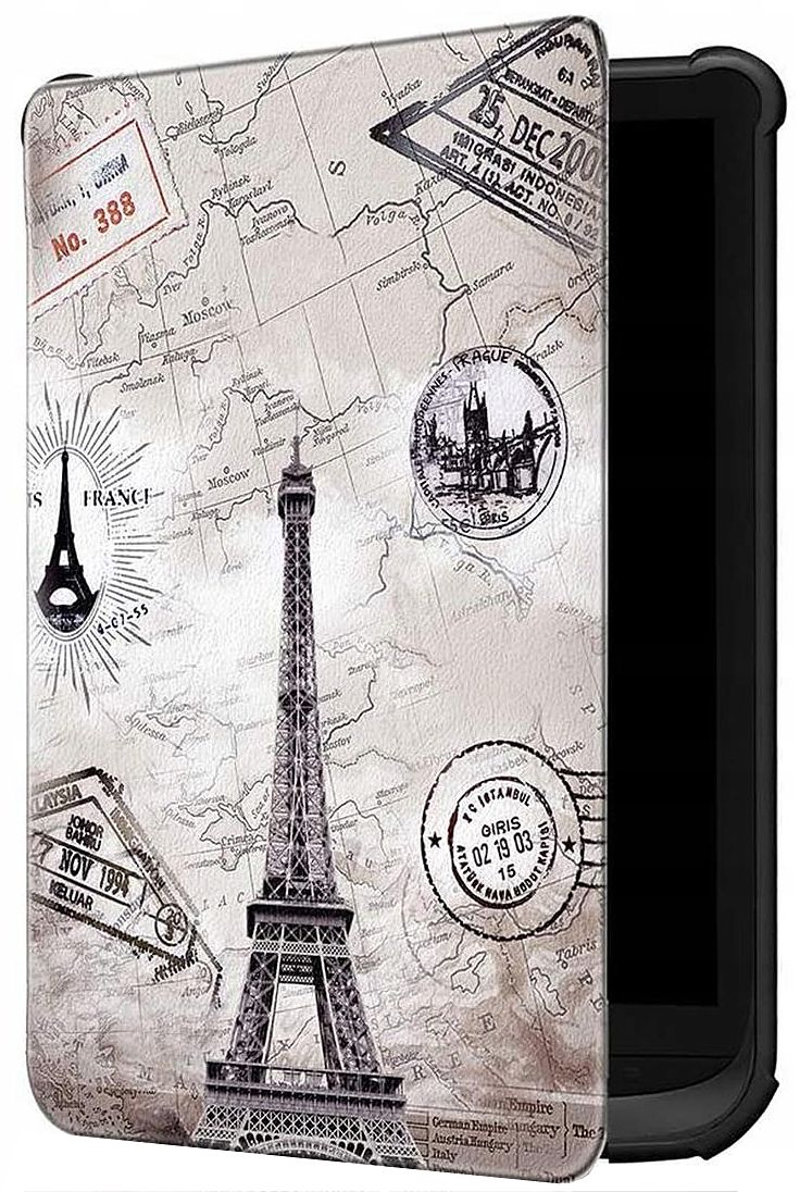 Puzdro Durable Lock PB-02 pre Pocketbook 616 / 617 / 618 / 627 / 628 / 632 / 633 - motív Paris