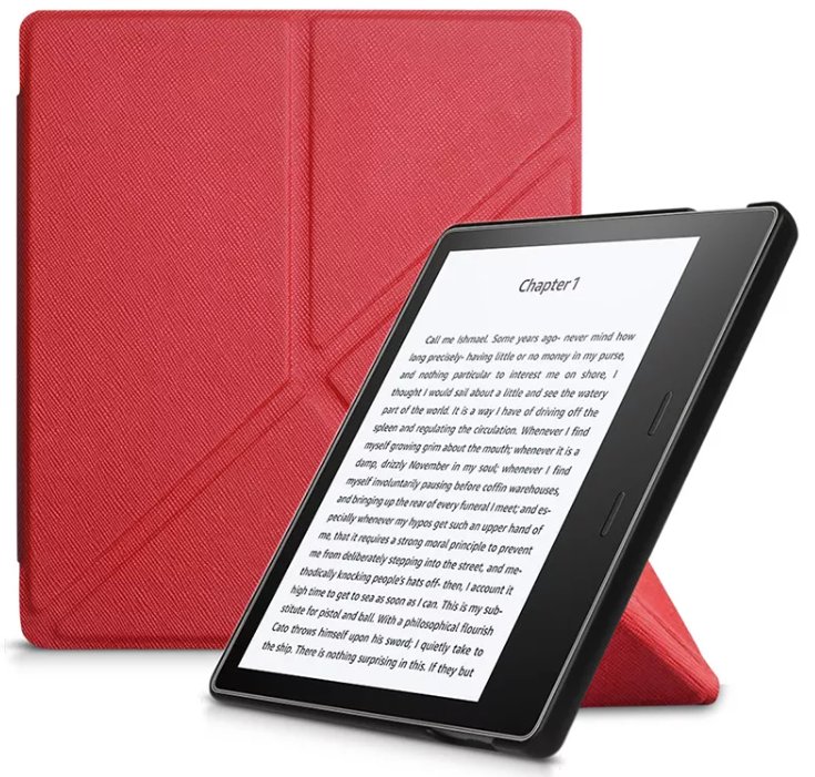 Obal Durable Lock Origami DLO-02 na Amazon Kindle Oasis 2/3 - červené