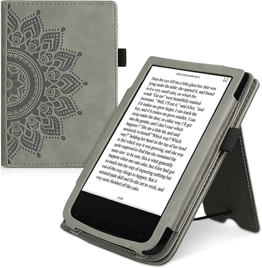 Puzdro KW Mobile - Rising Sun - KW5481706 - pre Pocketbook 616/617/627/628/632/633 - šedé