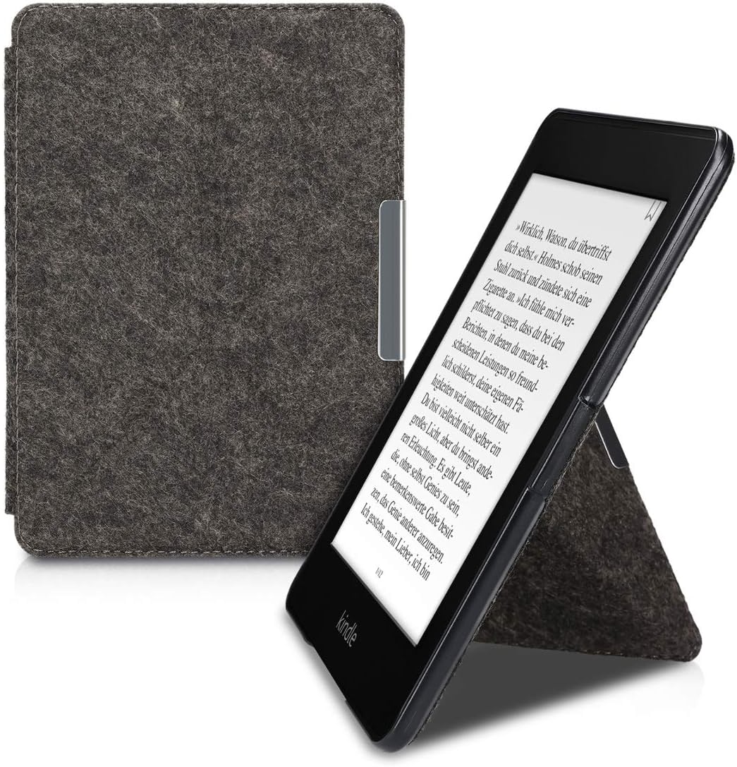 Puzdro KW Mobile - Origami Felt - KW4690801 - pre Amazon Kindle Paperwhite 1/2/3 - tmavo šedé