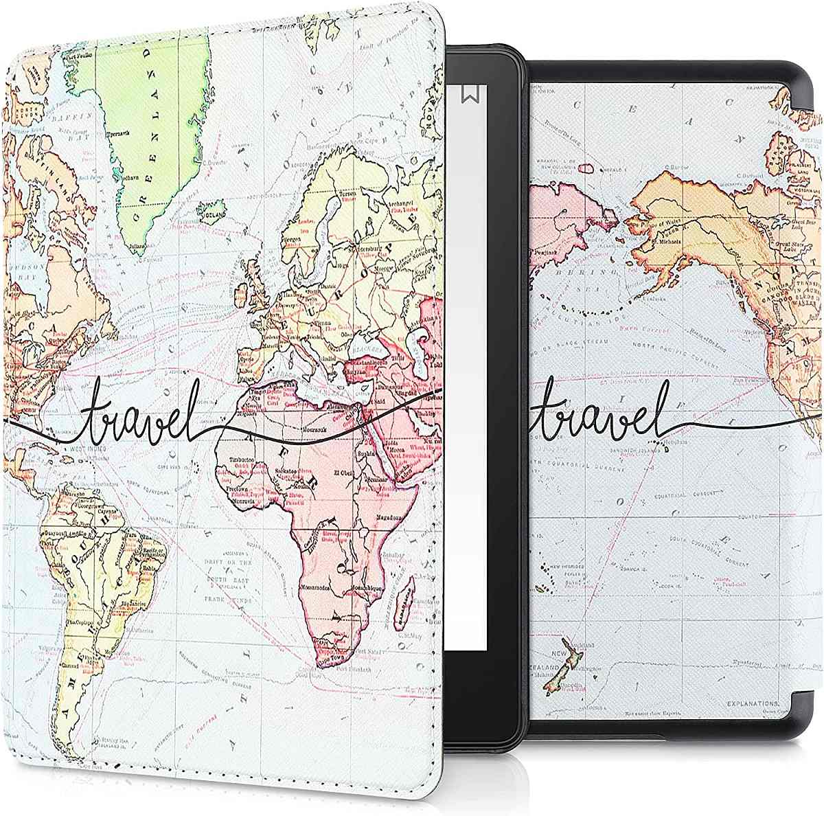 Puzdro KW Mobile - Travel - KW5625604 - pre Amazon Kindle Paperwhite 5 (2021) - viacfarebné