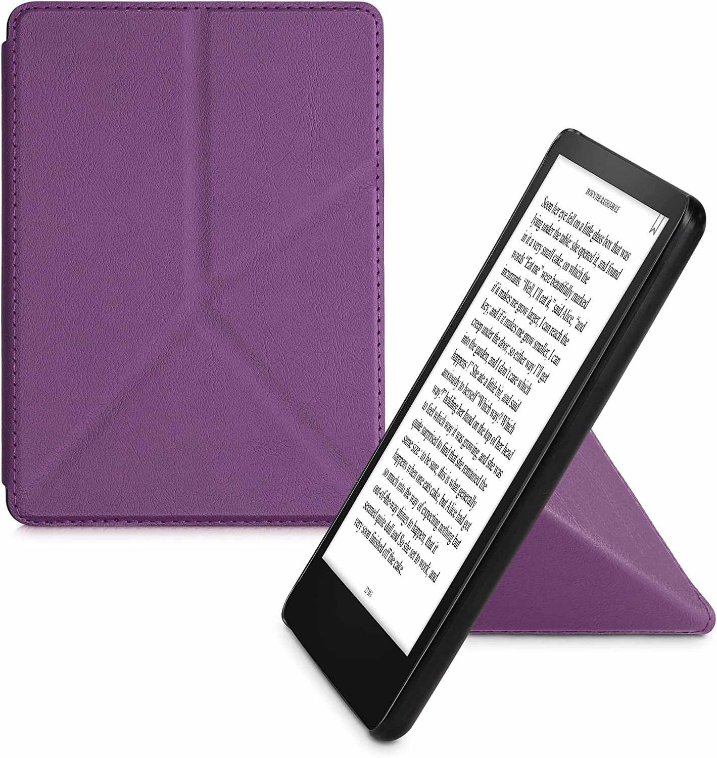 Puzdro KW Mobile - Origami Violet Leather - KW5715838 - pre Amazon Kindle Paperwhite 5 (2021) - fialové