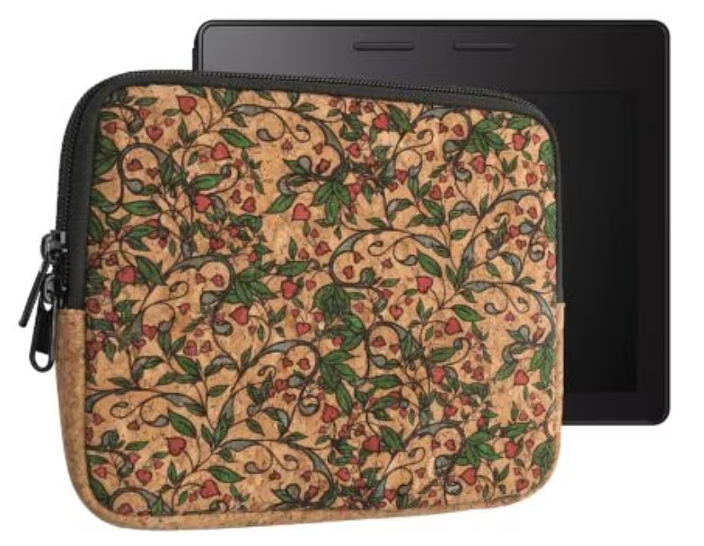 Puzdro KW Mobile Neoprene Zipper - KW5901601 - Univerzálne puzdro pre čítačky 6-7" - Heart Flower