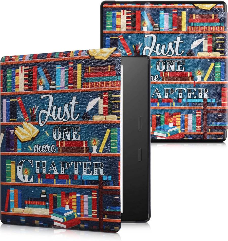 Puzdro KW Mobile - Library Motto - KW4941707 - pre Amazon Kindle Oasis 2/3 - viacfarebné