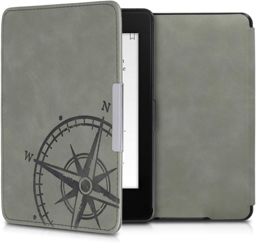 Puzdro KW Mobile - Navigational Compass - KW4974702 - pre Amazon Kindle Paperwhite 1/2/3 - šedé