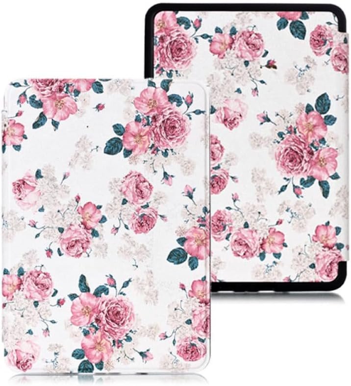 Puzdro Durable Lock KPW-33 pre Amazon Kindle Paperwhite 5 (2021) - Pink Roses