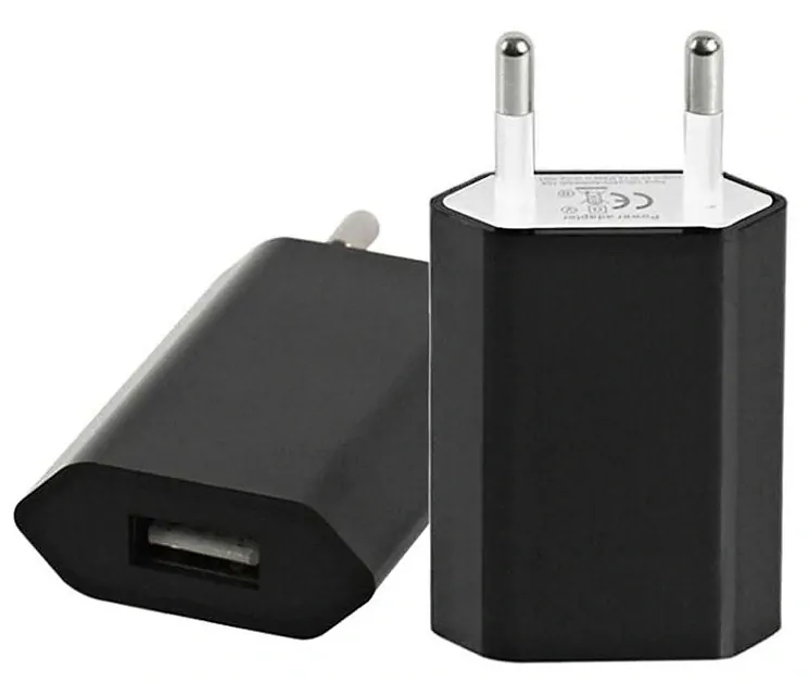 USB sieťový adaptér - AR-1000 - Univerzálna nabíjačka, 5V/1A - čierny