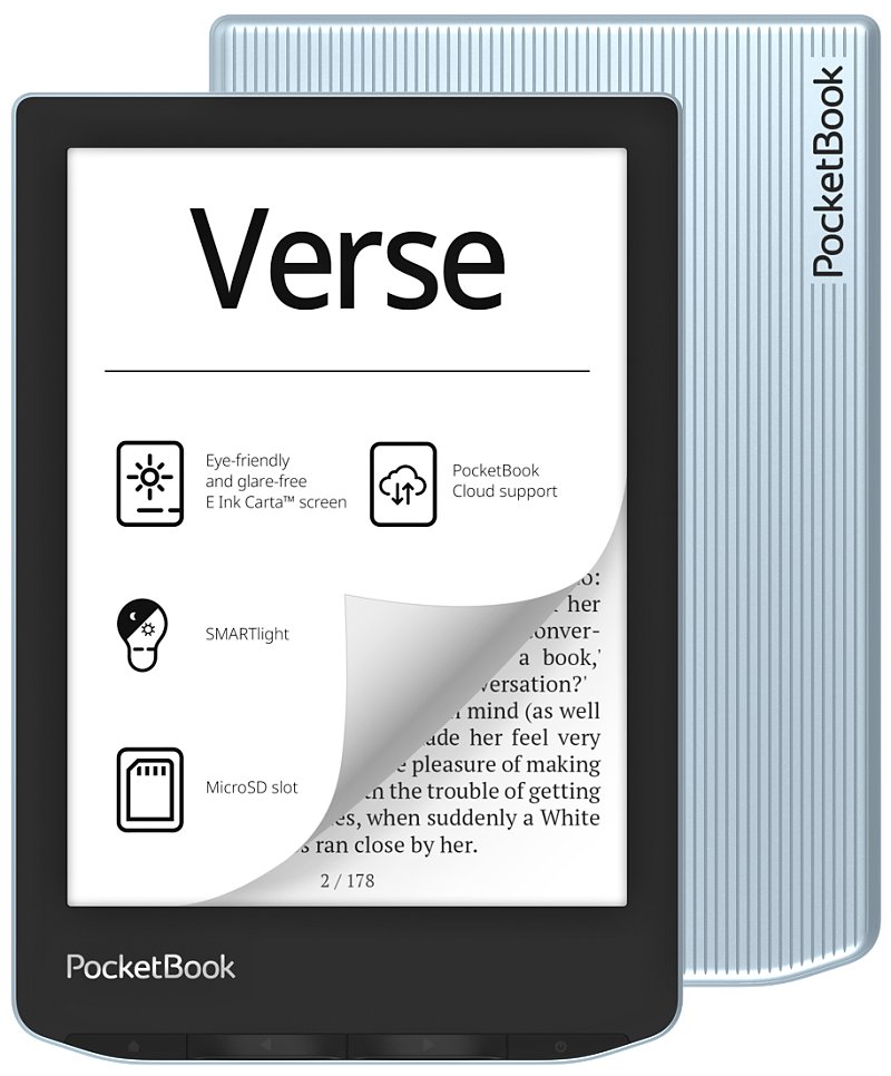 PocketBook 629 Verse - 8GB, WiFi, Bright Blue (modrý)
