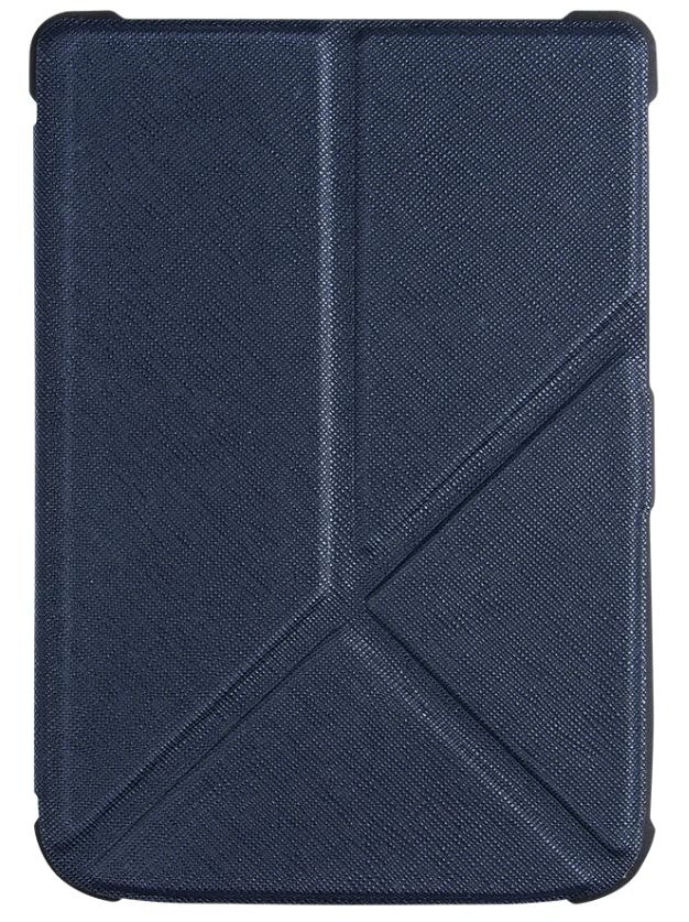 Origami Durable Lock ODL-102 púzdro pre Pocketbook 616 / 617 / 618 / 627 / 628 / 632 / 633 - tmavo modré, stojan, magnet