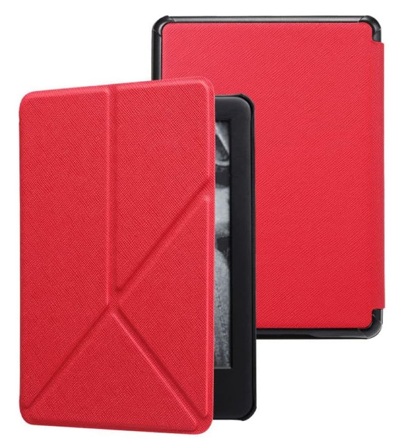 Origami Durable Lock OR45 - púzdro pre Amazon Kindle Paperwhite 1/2/3, magnet, stojan - červené