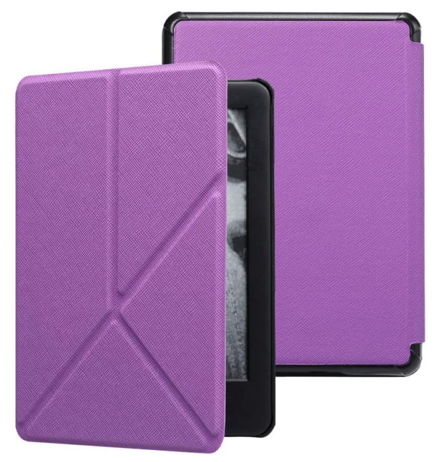 Origami Durable Lock OR41 - púzdro pre Amazon Kindle Paperwhite 1/2/3, magnet, stojan - fialové